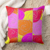 フレーム付きバラ クッション (ブランケット)