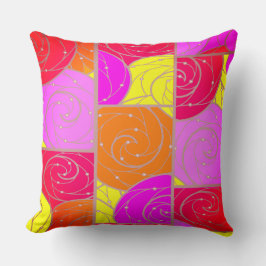 フレーム付きバラ クッション