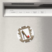 フレーム付きヒョウのスティレット型ポンプ マグネット (インサイチュ (食洗機))