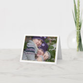 フレーム付きフォト折り畳み招待状 招待状 (正面)