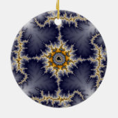フレーム付きフラクタルオーナメント セラミックオーナメント (裏面)