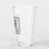 フレーム付き個人用カスタム写真 タンブラーグラス (左)