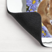 フレーム付き可愛らしいバニーと甘いハート マウスパッド (コーナー)