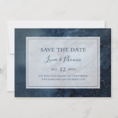 フレーム付き水平の天の夜空 セーブザデート (正面)