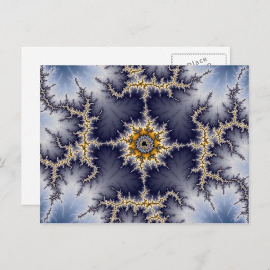 フレーム付き – フラクタルポストカード ポストカード (正面/裏面)
