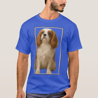 フレーム入りのスパニエル家族 Tシャツ