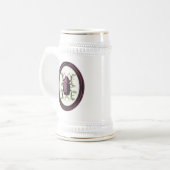 フレーム入りクワガタ ビールジョッキ (正面左)