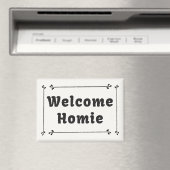 フレーム内のウェルカムホーム マグネット (インサイチュ (食洗機))