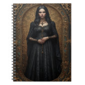 フレーム内のゴシック華美女性 ノートブック (正面)