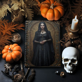 フレーム内のゴシック華美女性 ノートブック