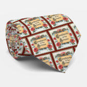 フレーム内のヴィンテージクリスマスポ華美イント ネクタイ (ロール)