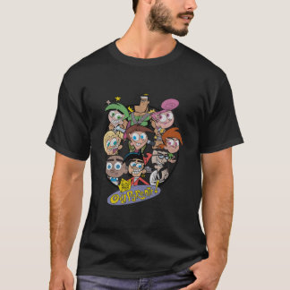 フレーム内の公平に変更された親キャラクター Tシャツ