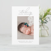 フレーム写真ベビーの発表 案内状 (スタンド正面)
