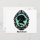 フレーム化ダシュントイラストレーション ポストカード (正面/裏面)