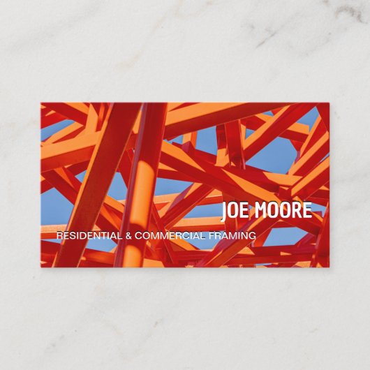 フレーム契約者 名刺 (正面)