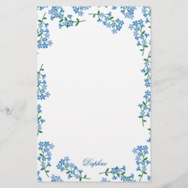 フレーム忘れなし青 便箋