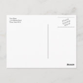 フレーム感謝していあなた4フォトモンタージュの個人的なノート ポストカード (裏面)