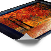 フレーム秋ビュー ポスター (角)