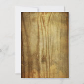 フレーム素朴バーンウッドブライダルシャワー招待状 招待状 (裏面)