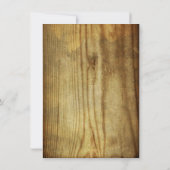 フレーム素朴バーンウッドリハーサルディナー招待状 招待状 (裏面)