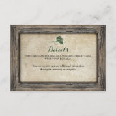 フレーム素朴魚釣りルアー詳細挿入カード エンクロージャーカード (正面)