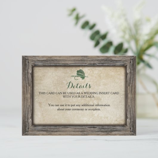 フレーム素朴魚釣りルアー詳細挿入カード エンクロージャーカード (スタンド正面)