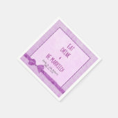 フレーム結婚付きピ縁どックの弓 スタンダードカクテルナプキン (角)