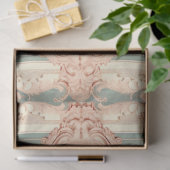 フレーム花模様002 薄葉紙 (ギフト)