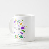 フレーム芸術的独自のコーヒーマグを作成 コーヒーマグカップ (正面左)