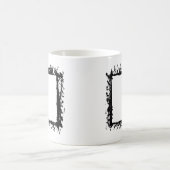 フレーム芸術的独自のコーヒーマグを作成 コーヒーマグカップ (中央)