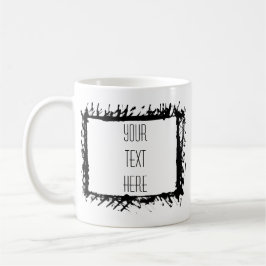 フレーム芸術的独自のコーヒーマグを作成 コーヒーマグカップ