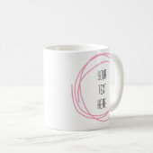 フレーム芸術的独自のコーヒーマグを作成 コーヒーマグカップ (正面右)