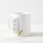 フレーム芸術的独自のコーヒーマグを作成 コーヒーマグカップ (正面左)