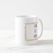 フレーム芸術的独自のコーヒーマグを作成 コーヒーマグカップ (正面右)