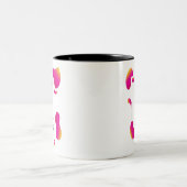 フレーム芸術的独自の2トーンコーヒーマグを作成 ツートーンマグカップ (中央)