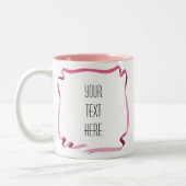 フレーム芸術的独自の2トーンコーヒーマグを作成 ツートーンマグカップ (左)