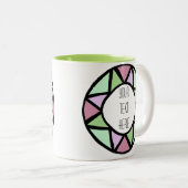 フレーム芸術的独自の2トーンコーヒーマグを作成 ツートーンマグカップ (正面右)