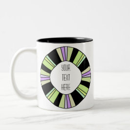 フレーム芸術的独自の2トーンコーヒーマグを作成 ツートーンマグカップ