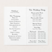 フレーム華美とフローラの結婚式 プログラム (内部フラット)