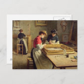 フレーム装飾金工房の内部 ポストカード (正面/裏面)