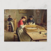 フレーム装飾金工房の内部 ポストカード (正面)