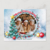 フレーム霜の降りた休日 シーズンポストカード (正面)