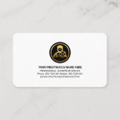 フレーム駆動スタイリッシュ上の銀層 名刺 (裏面)