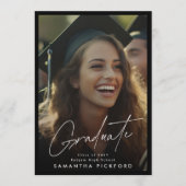 フレーム2写真高校2024卒業 案内状 (正面)