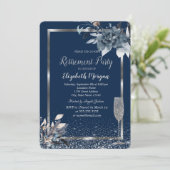 フレーム  コンフェッティ 冬の花 シャンパン 引退 招待状 (スタンド正面)