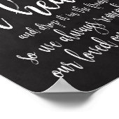 フレームChalkboardの8x10サイン結婚にハートをドロップ ポスター (角)