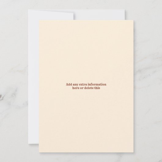 フレームCinco de Mayoメキシコ誕生日パーティー 招待状 (裏面)