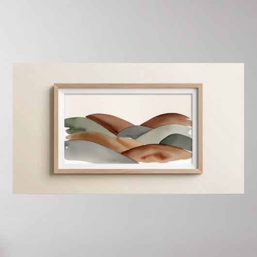 フレームtvデザイン ポスター (正面)