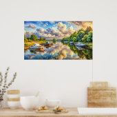 フレームtvデザイン ポスター (キッチン)