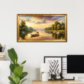 フレームtvデザイン ポスター (ホームオフィス)